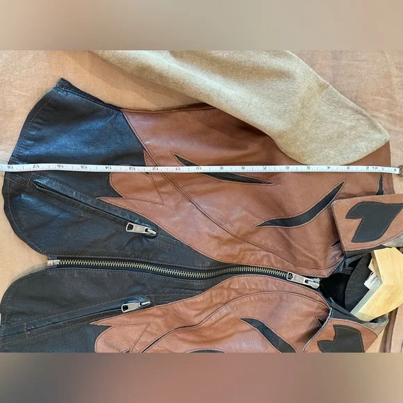 Pins & Needles Multicolor Leather Jacket - Picture 11 of 13